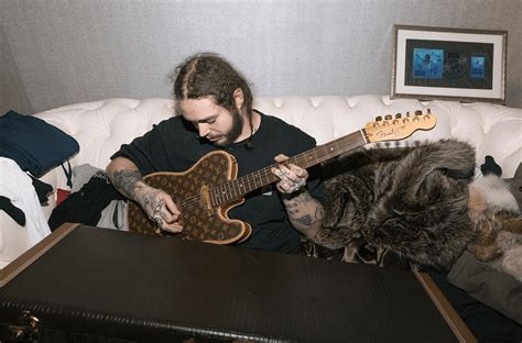 post malone louis vuitton telecaster|post malone guitars.